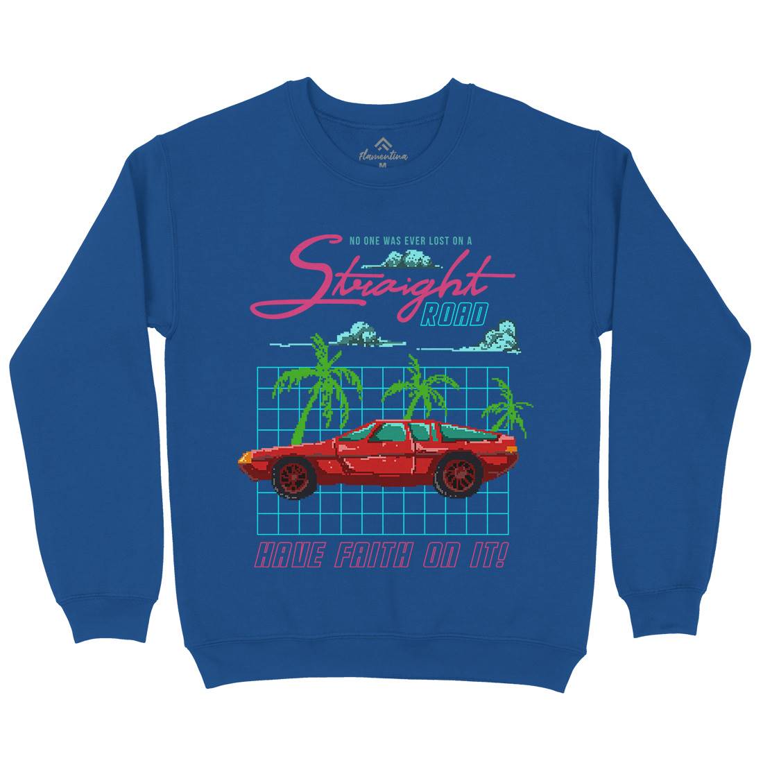 Straight Road Kids Crew Neck Sweatshirt Cars B960