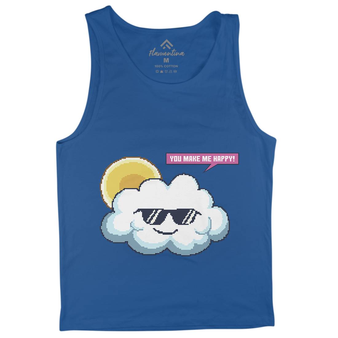 Summer Happy Cloud Mens Tank Top Vest Nature B961
