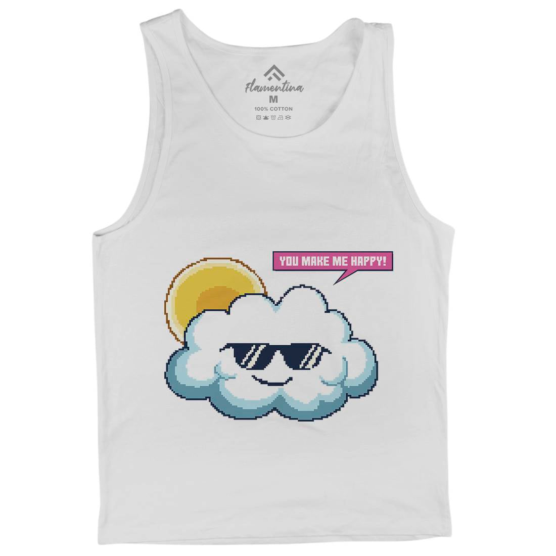 Summer Happy Cloud Mens Tank Top Vest Nature B961