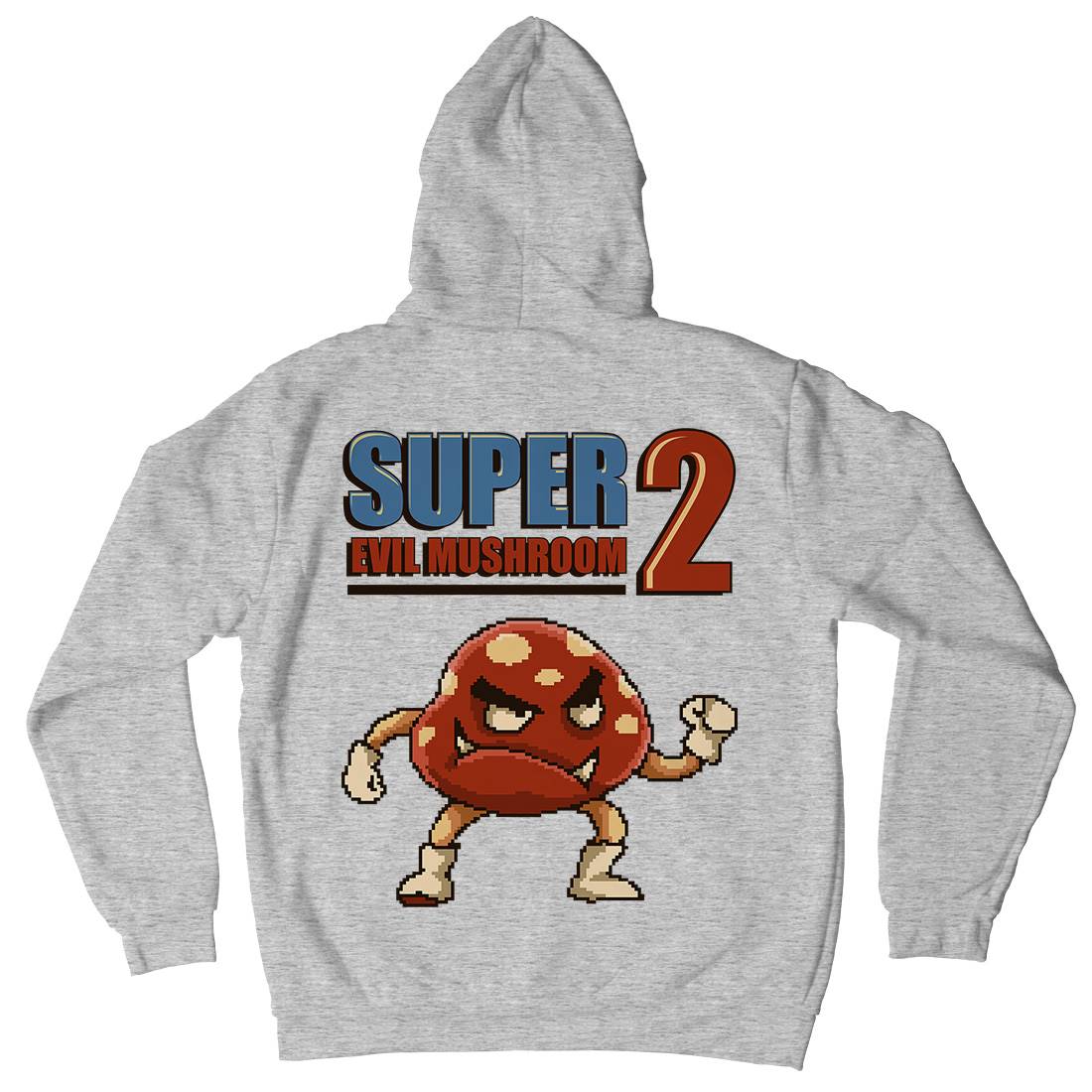 Super Evil Mushroom Mens Hoodie With Pocket Geek B962
