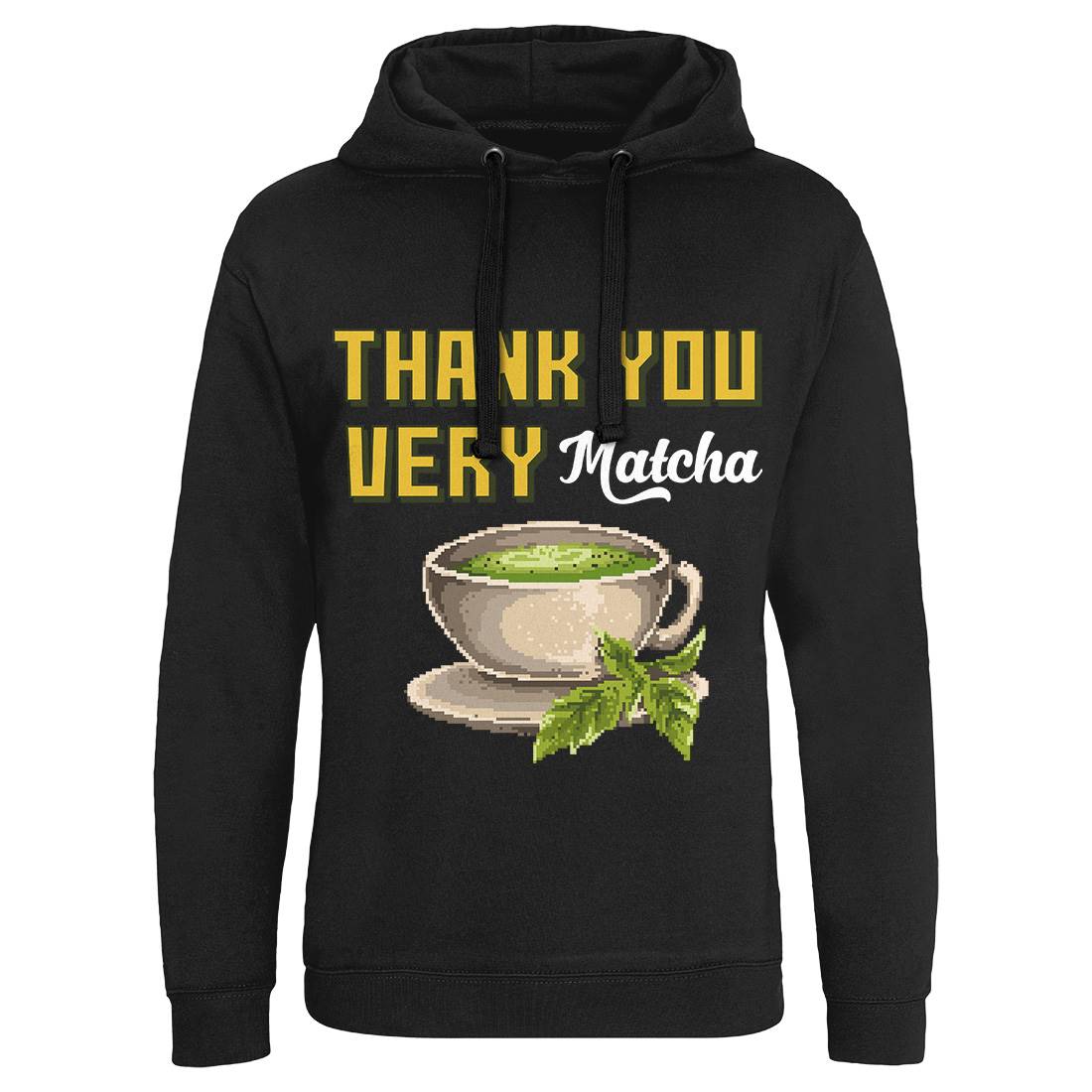 Thank You Very Matcha Mens Hoodie Without Pocket Drinks B965
