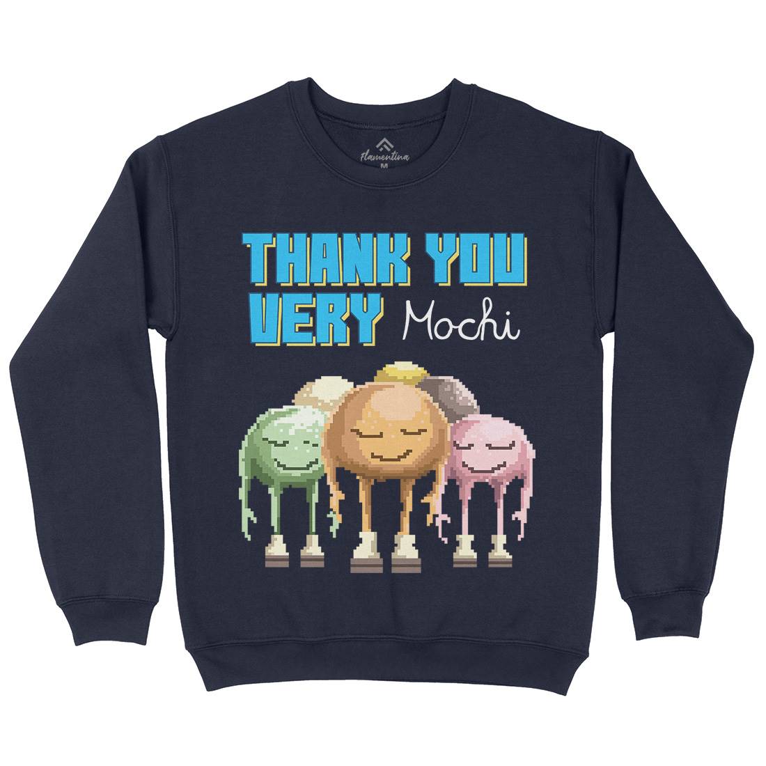 Thank You Very Mochi Kids Crew Neck Sweatshirt Food B966