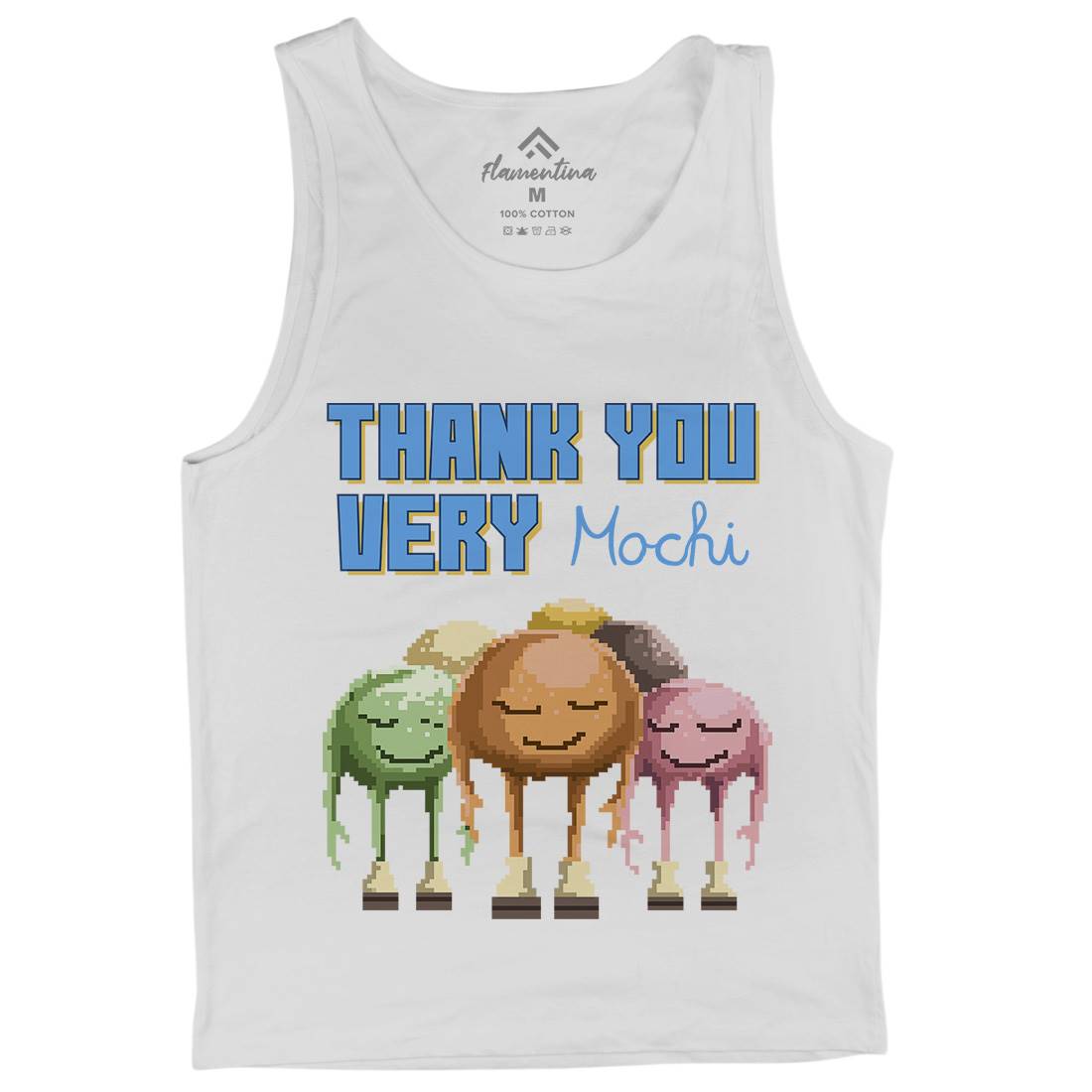Thank You Very Mochi Mens Tank Top Vest Food B966