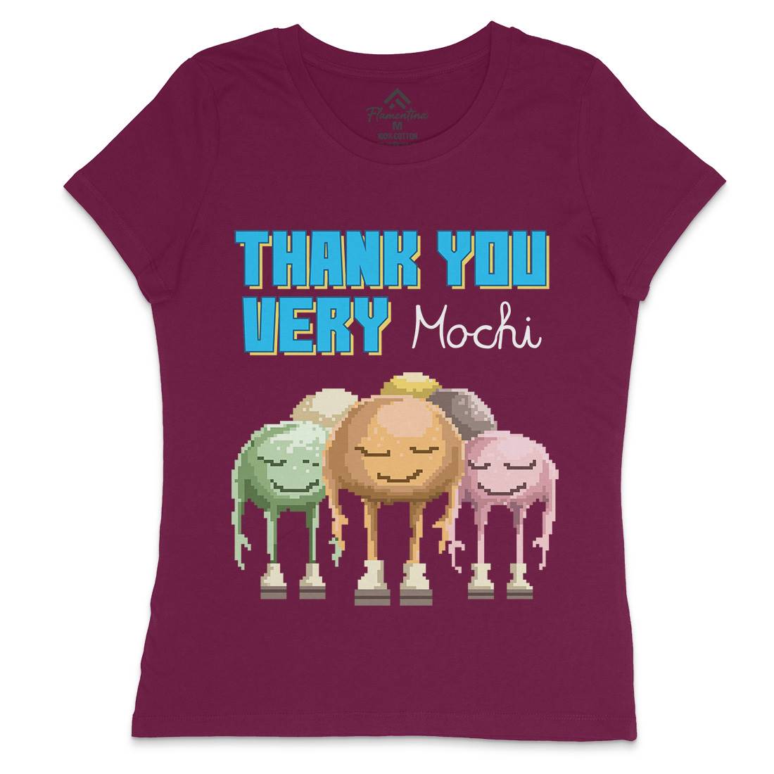 Thank You Very Mochi Womens Crew Neck T-Shirt Food B966