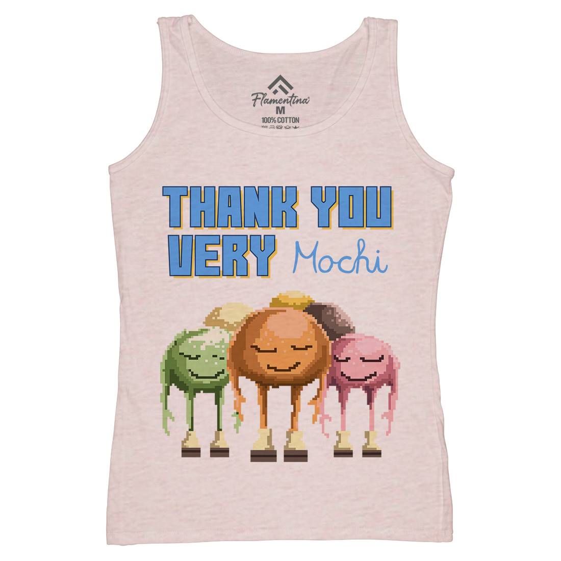 Thank You Very Mochi Womens Organic Tank Top Vest Food B966