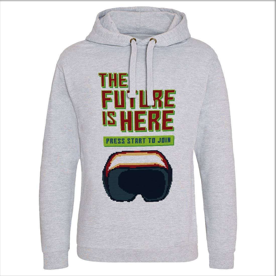The Future Is Here Mens Hoodie Without Pocket Geek B967