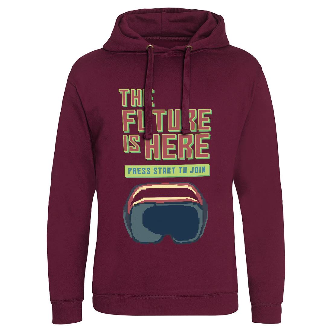 The Future Is Here Mens Hoodie Without Pocket Geek B967