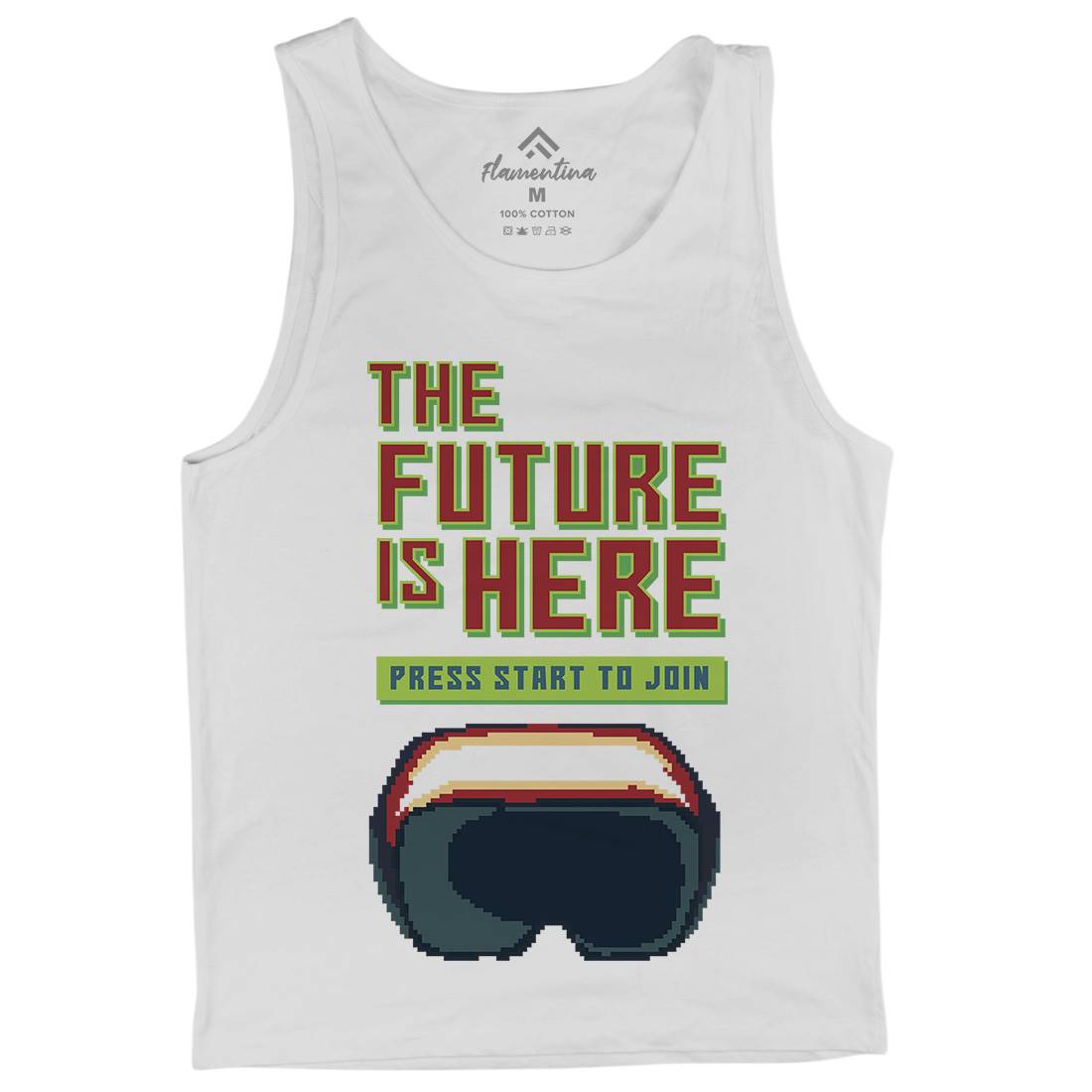The Future Is Here Mens Tank Top Vest Geek B967