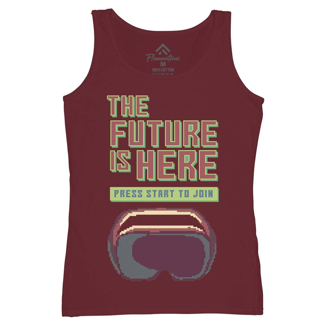The Future Is Here Womens Organic Tank Top Vest Geek B967