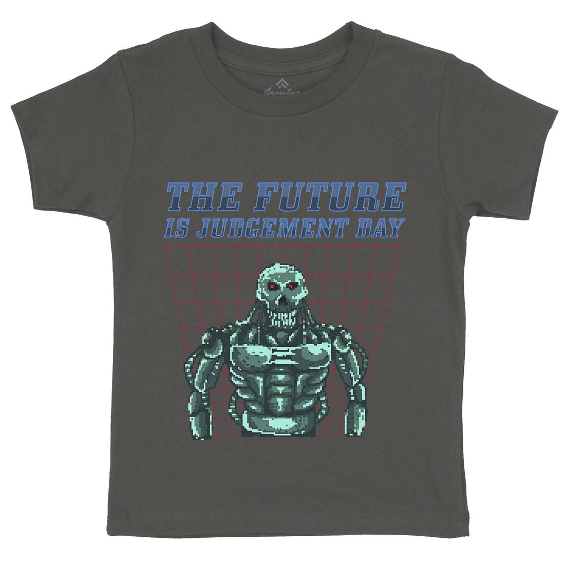 The Future Is Judgement Day Kids Crew Neck T-Shirt Horror B968