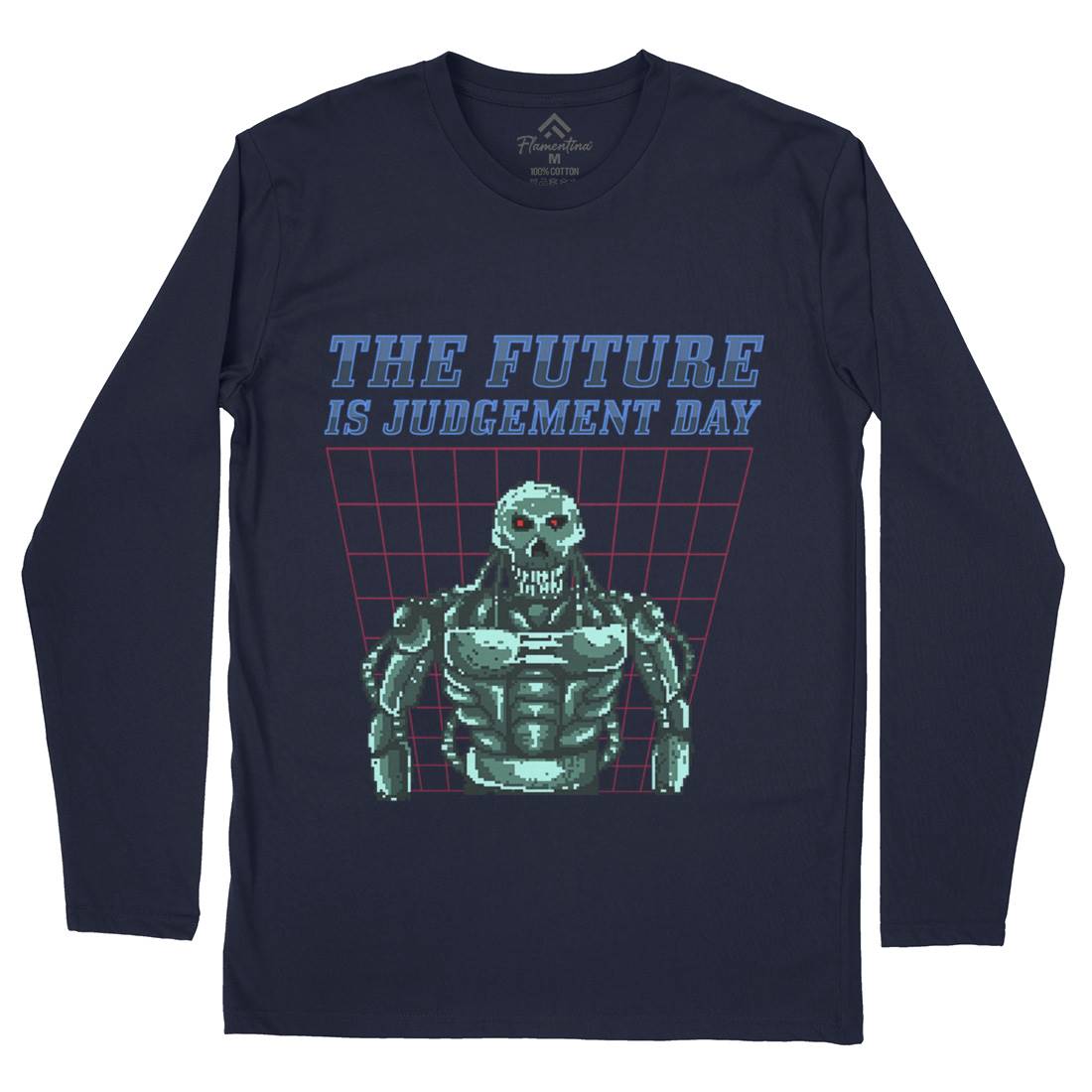 The Future Is Judgement Day Mens Long Sleeve T-Shirt Horror B968