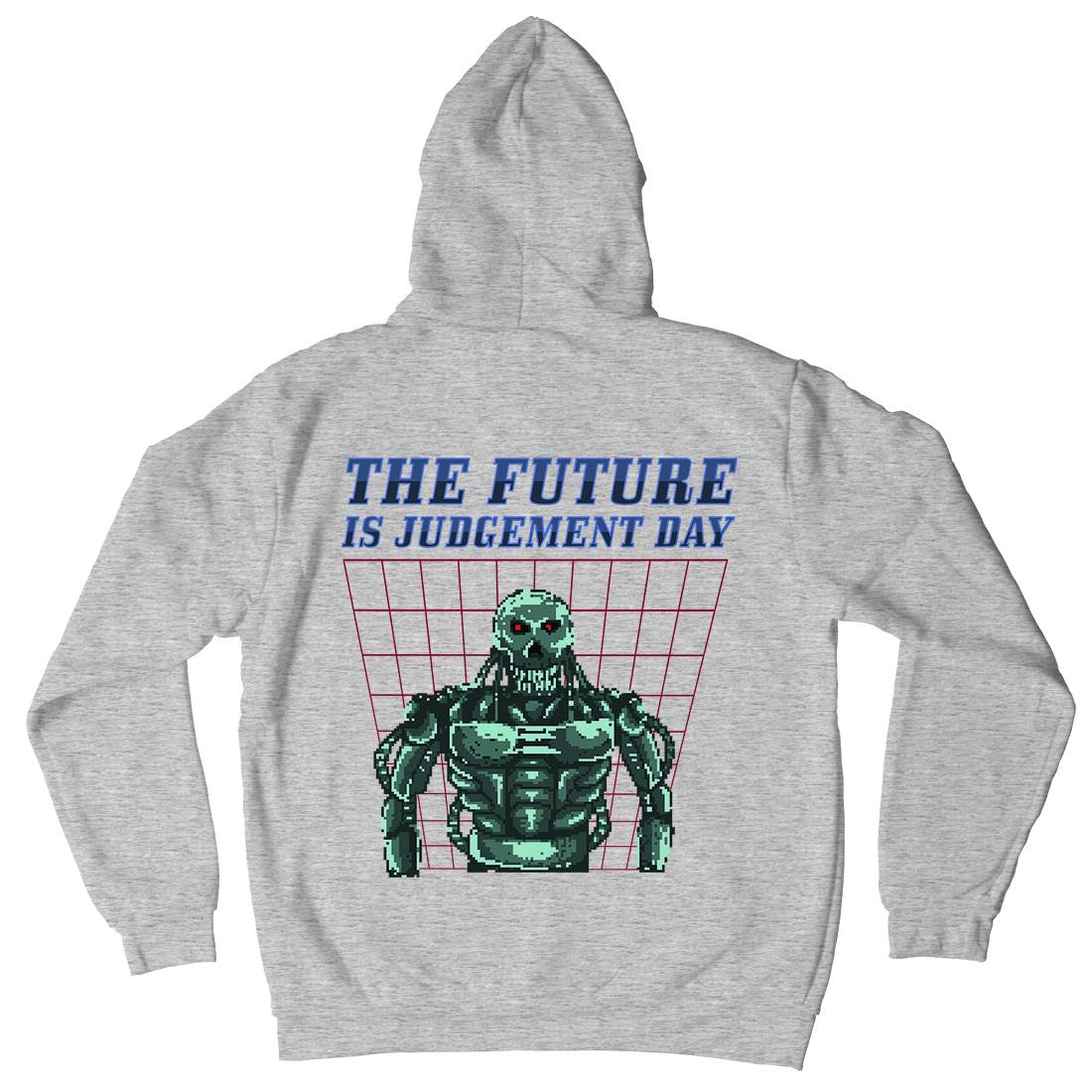 The Future Is Judgement Day Mens Hoodie With Pocket Horror B968