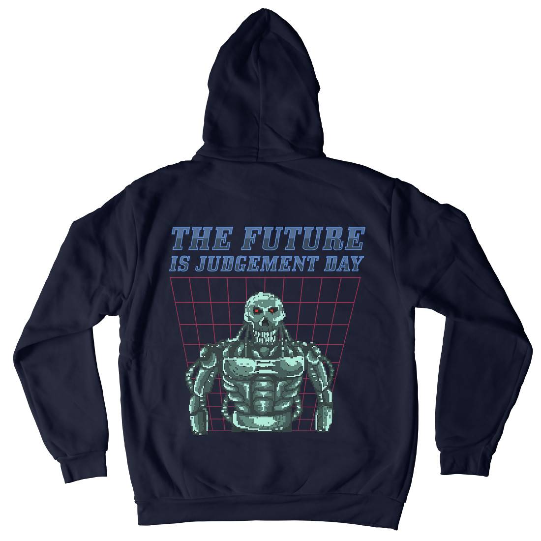 The Future Is Judgement Day Mens Hoodie With Pocket Horror B968