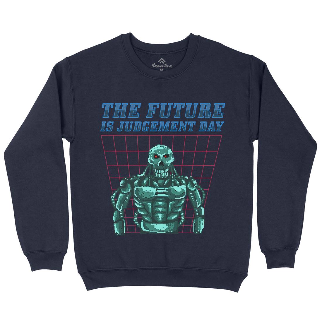 The Future Is Judgement Day Kids Crew Neck Sweatshirt Horror B968