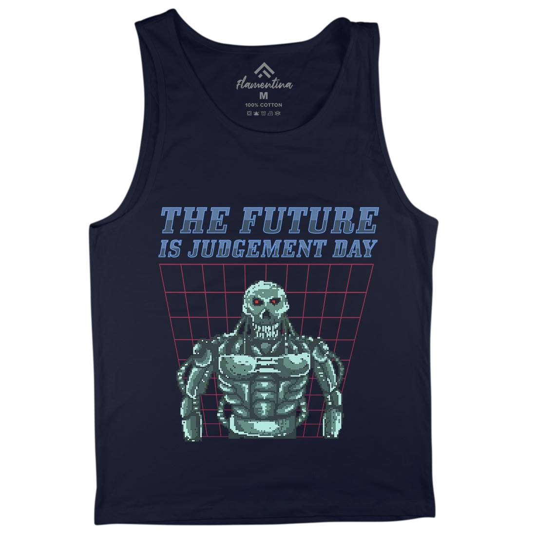 The Future Is Judgement Day Mens Tank Top Vest Horror B968