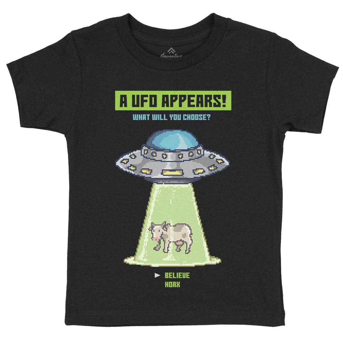 The Ufo Paradox Kids Crew Neck T-Shirt Space B969