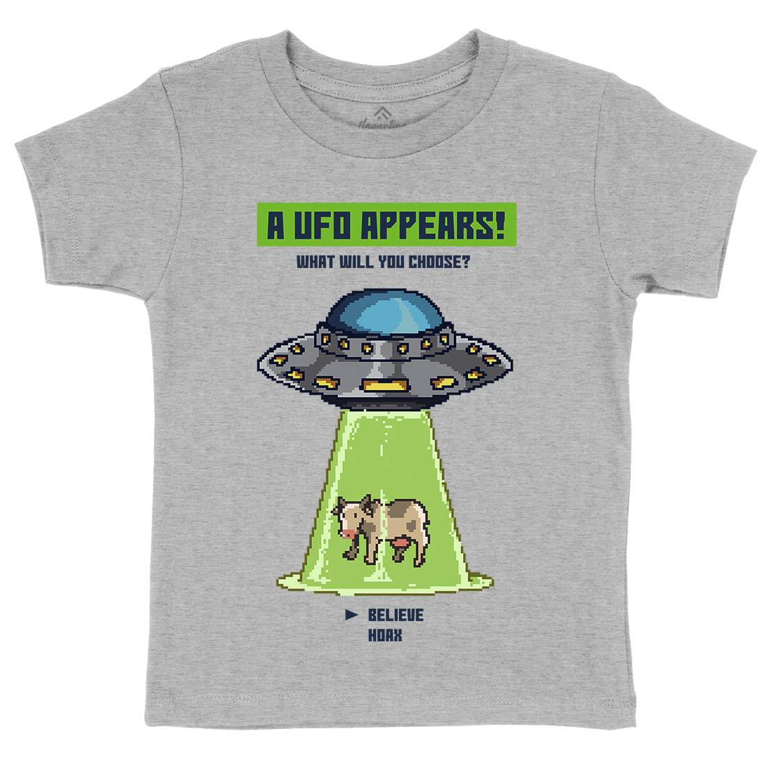 The Ufo Paradox Kids Crew Neck T-Shirt Space B969