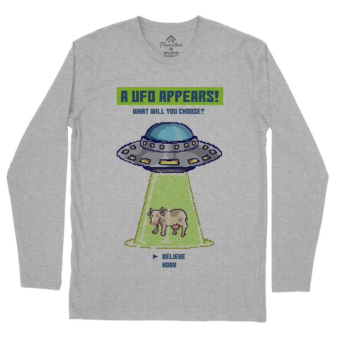 The Ufo Paradox Mens Long Sleeve T-Shirt Space B969