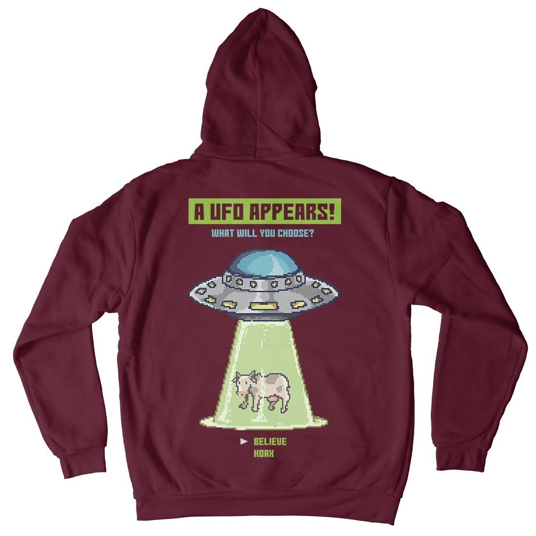 The Ufo Paradox Mens Hoodie With Pocket Space B969
