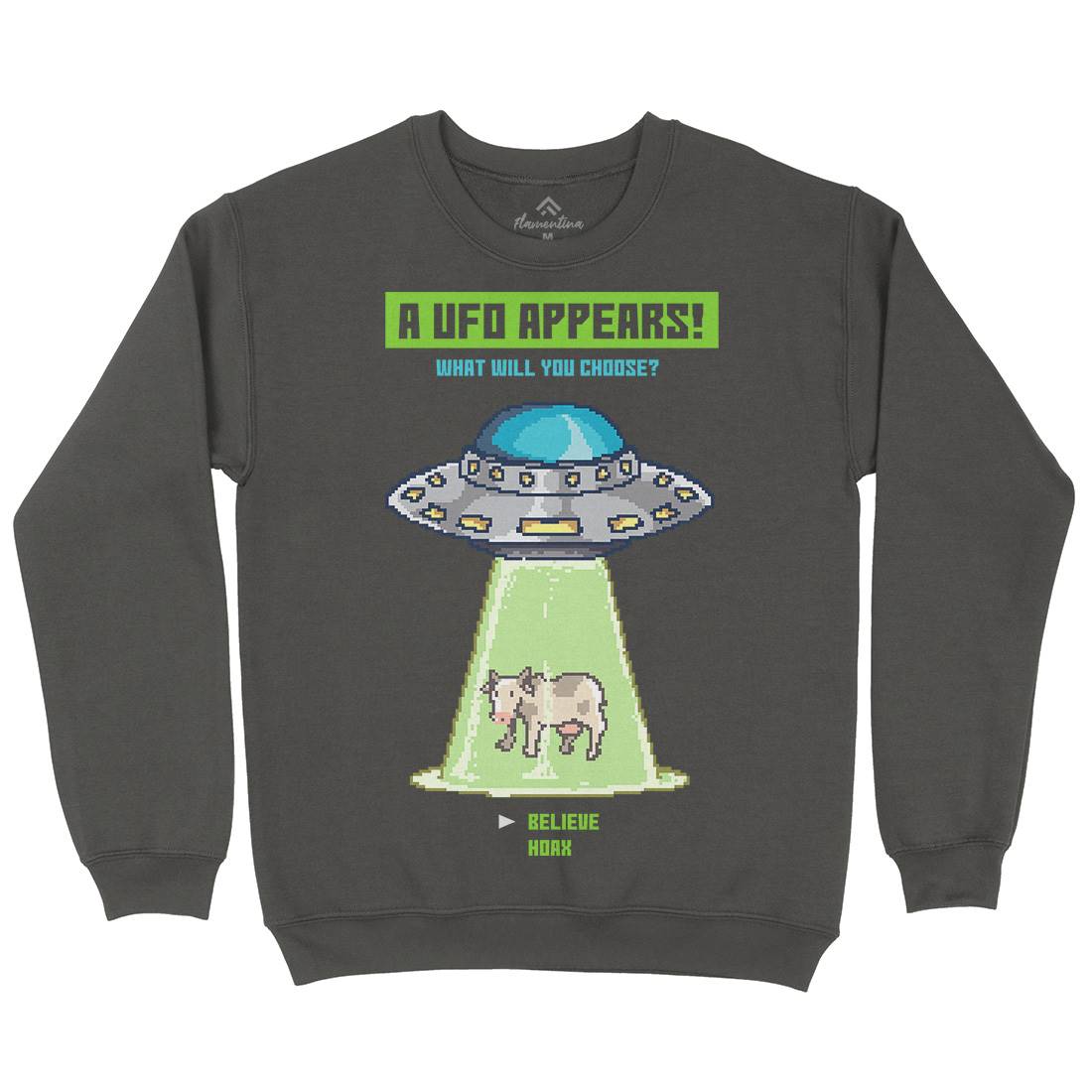 The Ufo Paradox Mens Crew Neck Sweatshirt Space B969