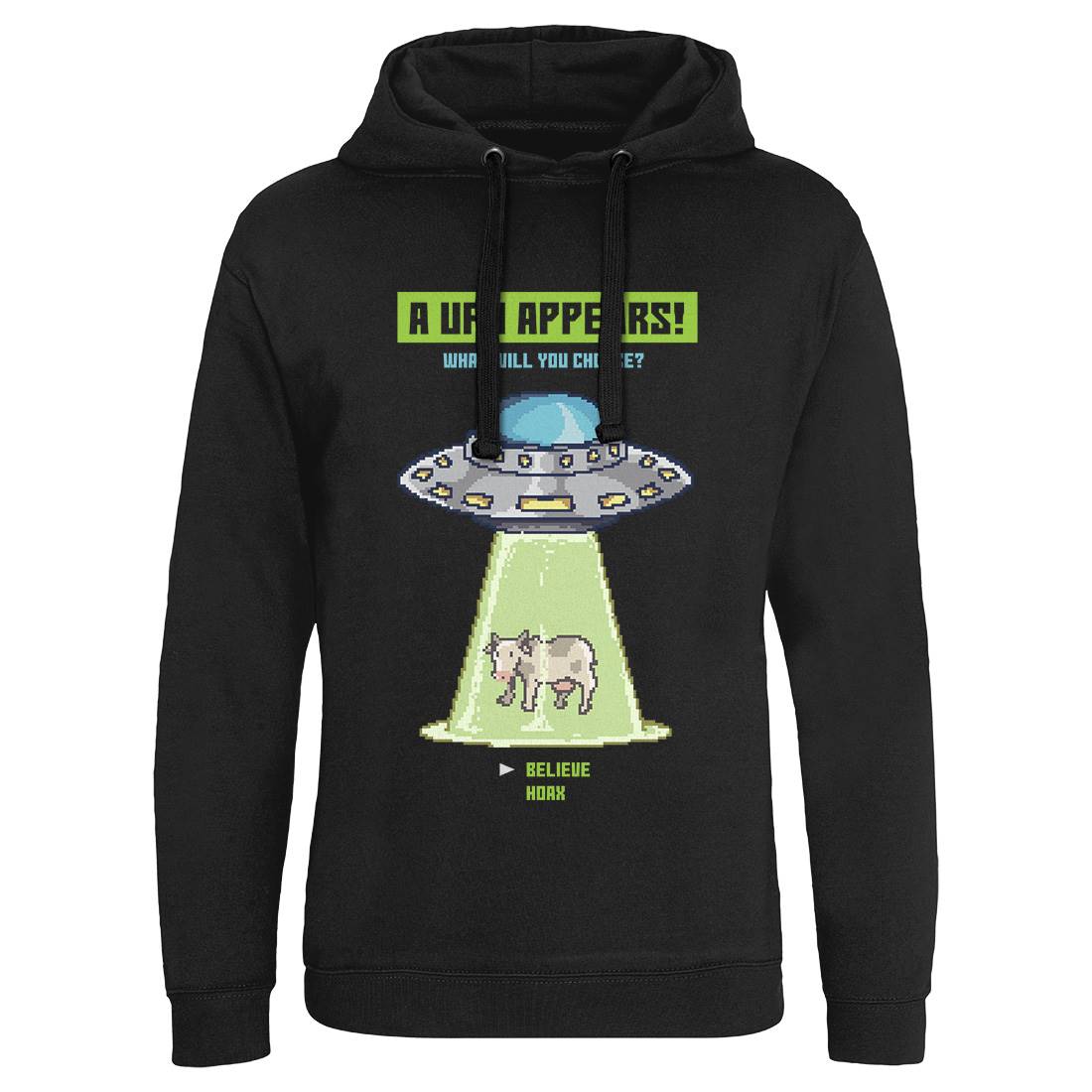 The Ufo Paradox Mens Hoodie Without Pocket Space B969