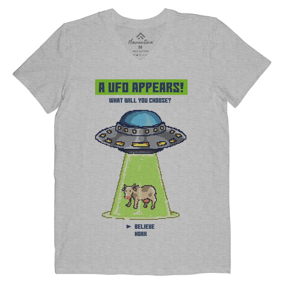 The Ufo Paradox Mens V-Neck T-Shirt Space B969