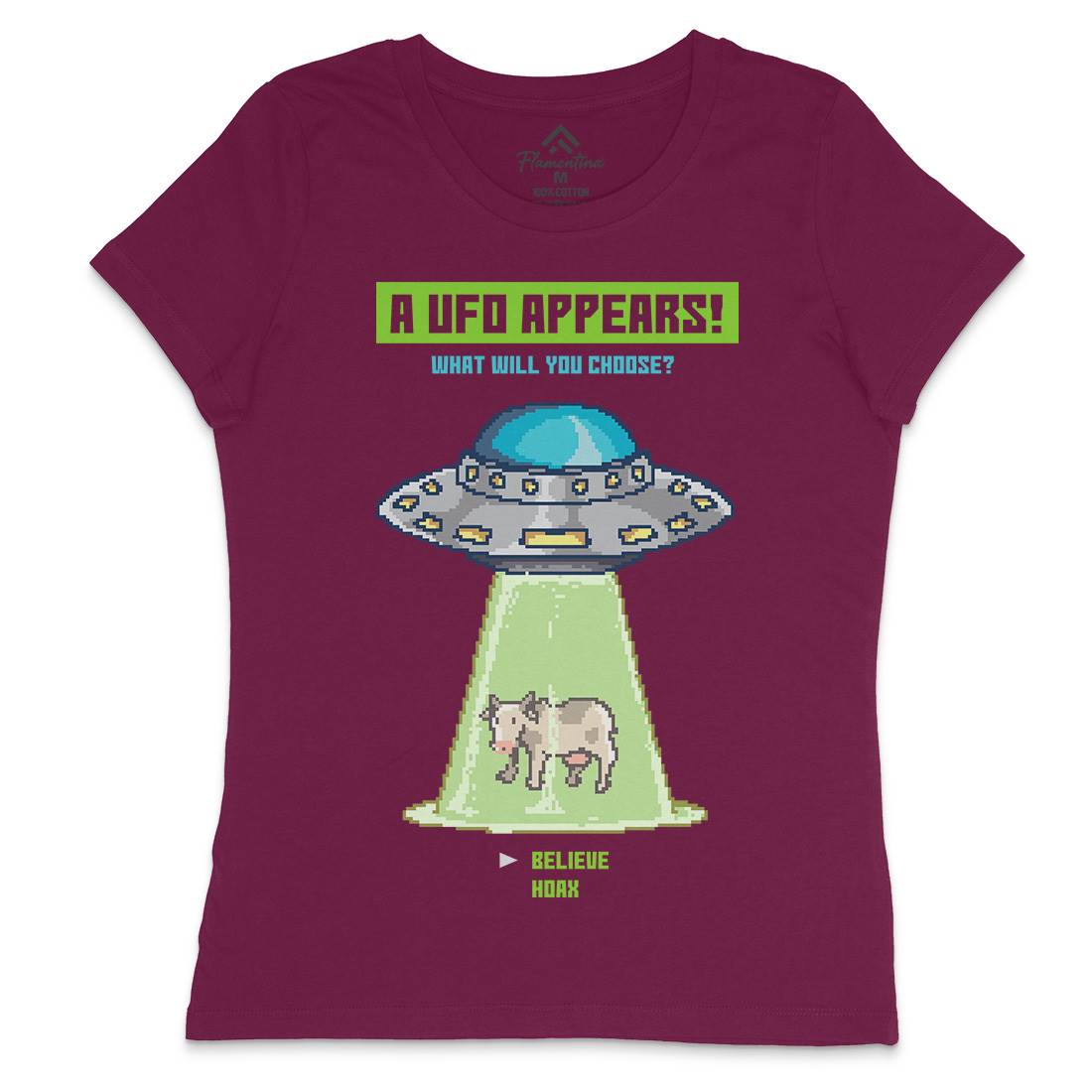 The Ufo Paradox Womens Crew Neck T-Shirt Space B969