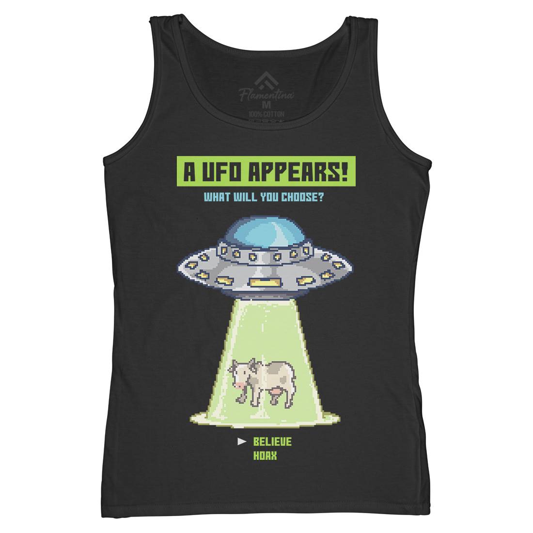 The Ufo Paradox Womens Organic Tank Top Vest Space B969