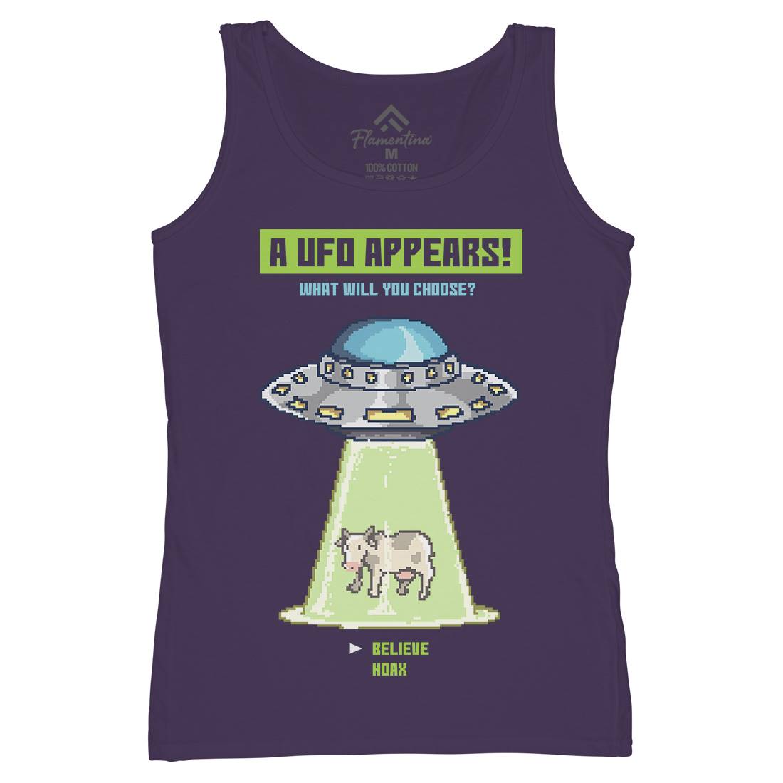 The Ufo Paradox Womens Organic Tank Top Vest Space B969