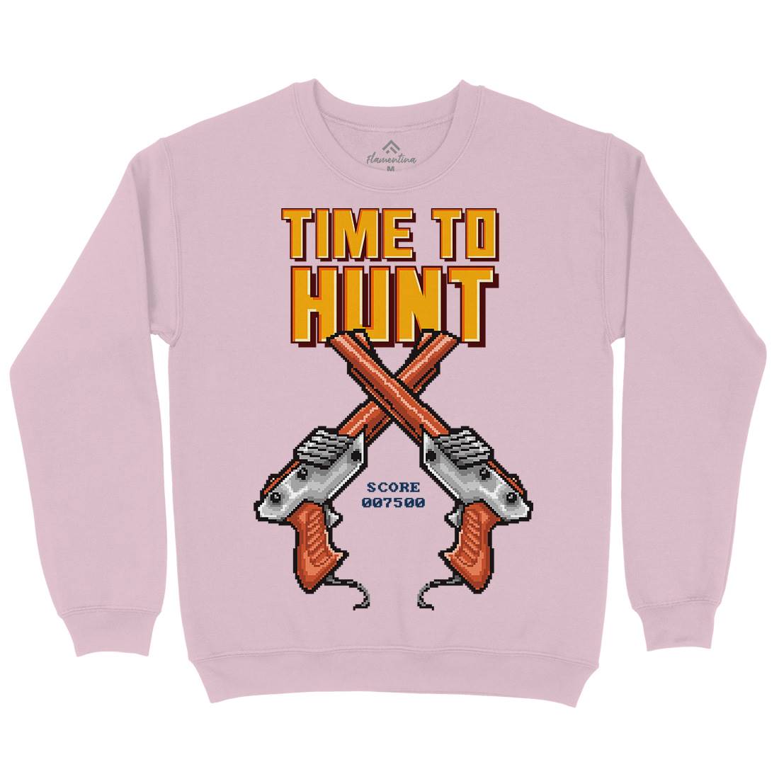 Time To Hunt Kids Crew Neck Sweatshirt Geek B971
