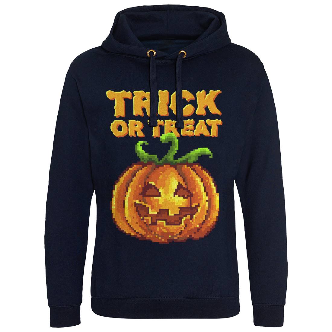 Trick Or Treat Halloween Jack O Lantern Mens Hoodie Without Pocket Horror B972