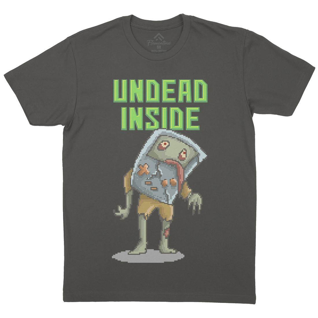 Undead Inside Mens Crew Neck T-Shirt Geek B973