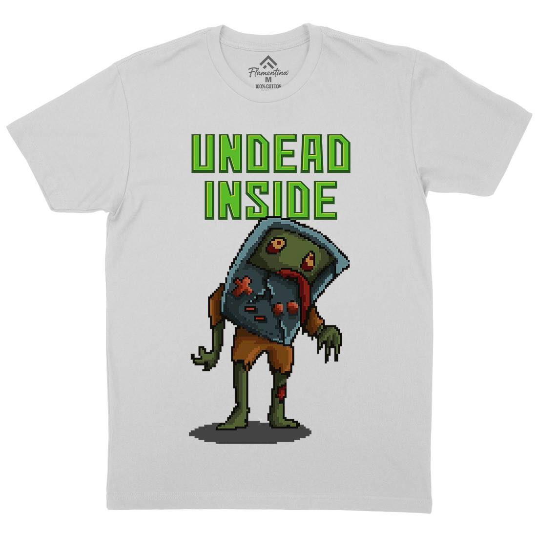 Undead Inside Mens Crew Neck T-Shirt Geek B973