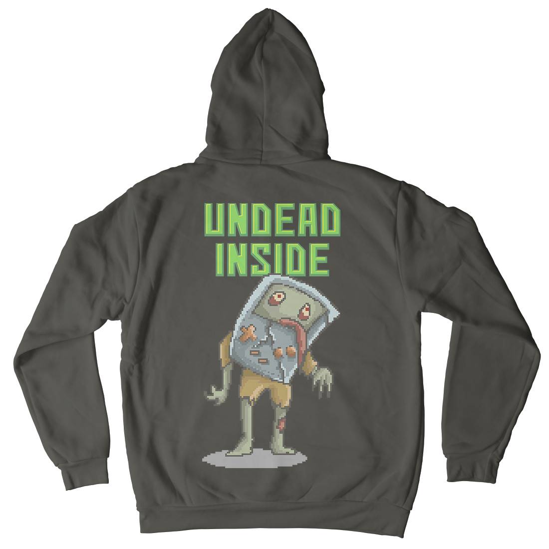 Undead Inside Kids Crew Neck Hoodie Geek B973