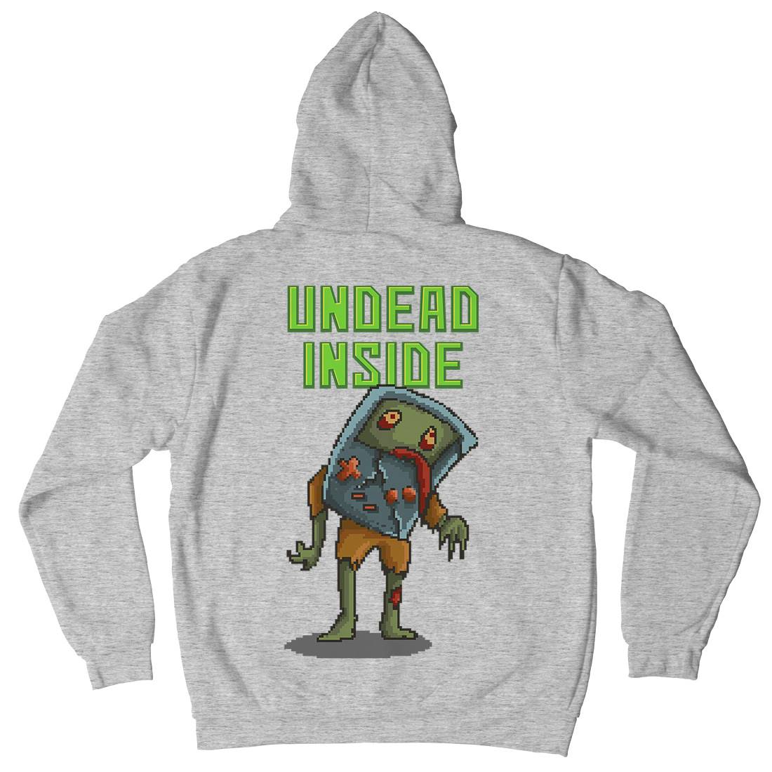 Undead Inside Mens Hoodie With Pocket Geek B973