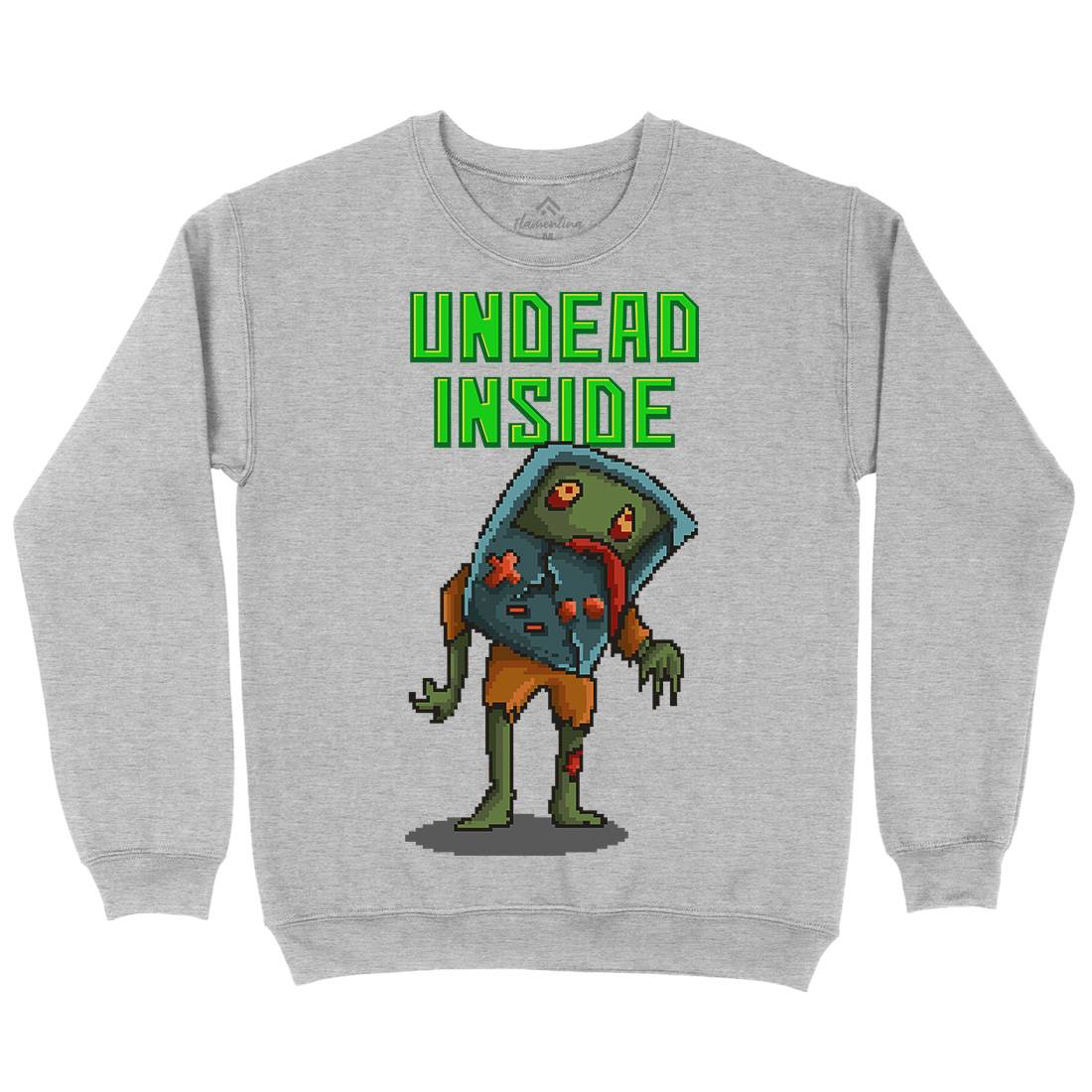 Undead Inside Kids Crew Neck Sweatshirt Geek B973