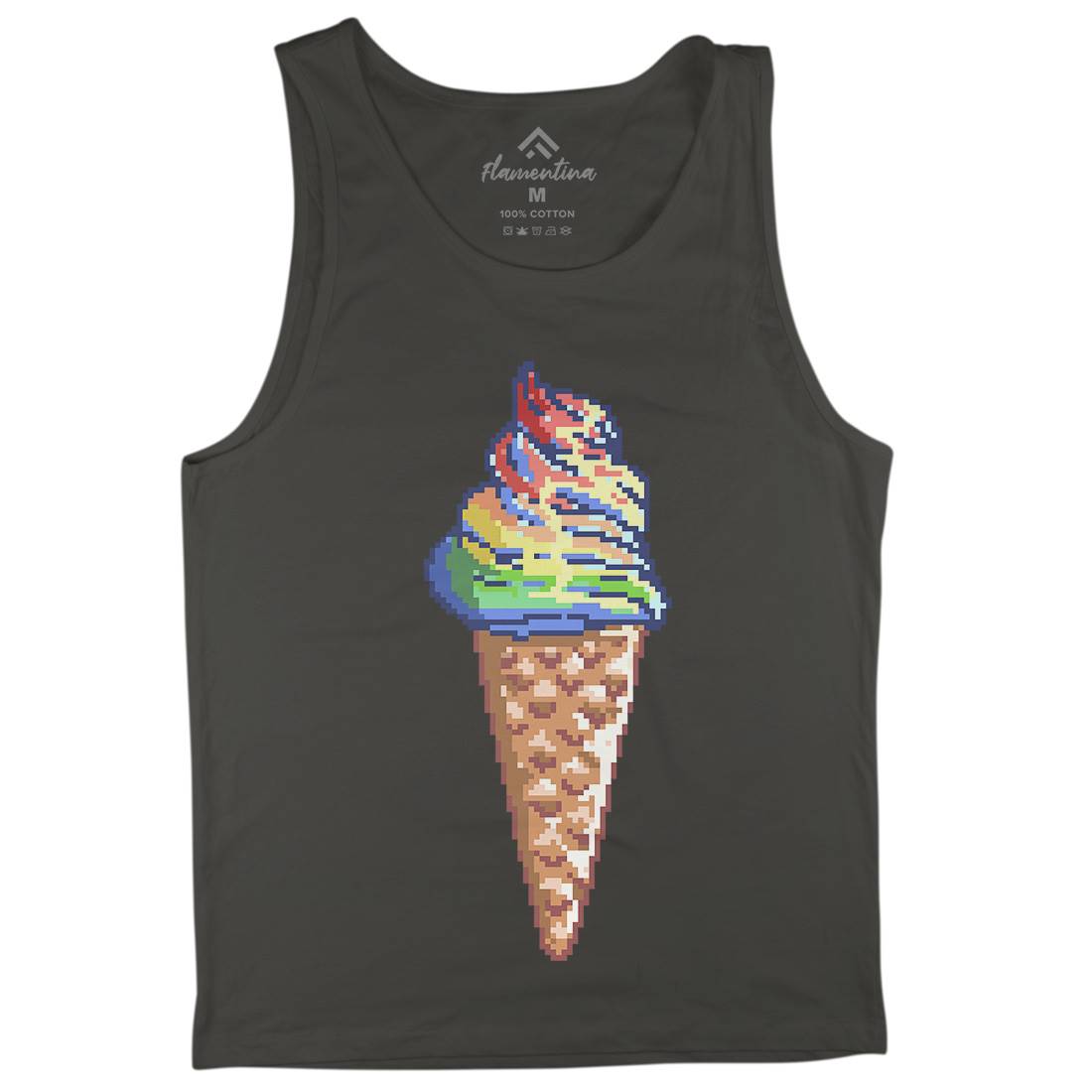 Unicream Unicorn Ice Cream Mens Tank Top Vest Food B976