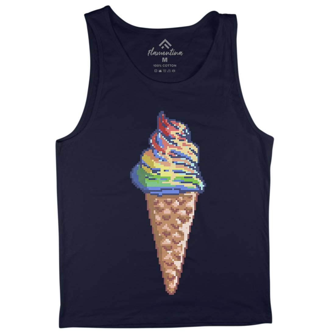 Unicream Unicorn Ice Cream Mens Tank Top Vest Food B976
