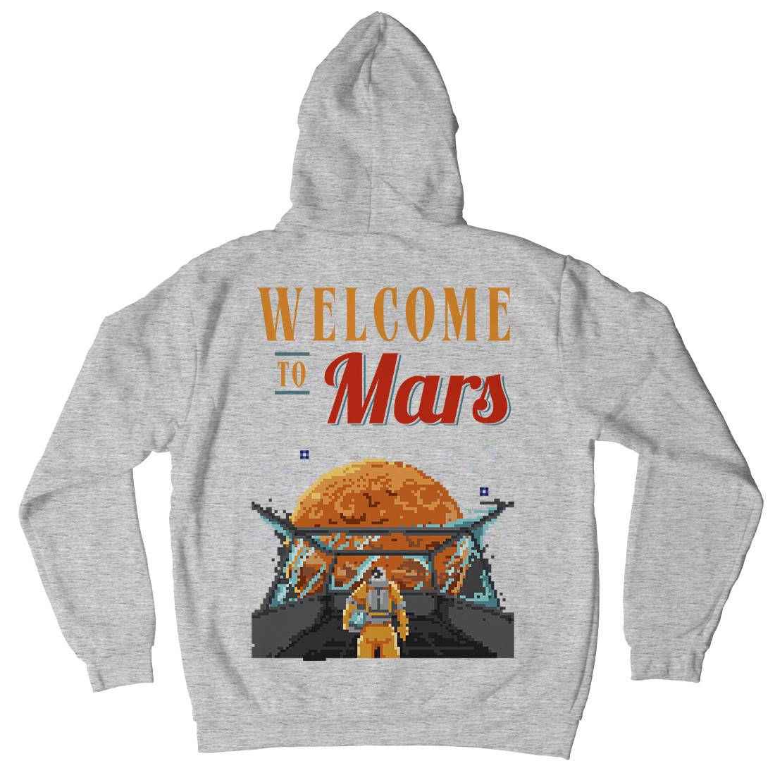 Welcome To Mars Kids Crew Neck Hoodie Space B978