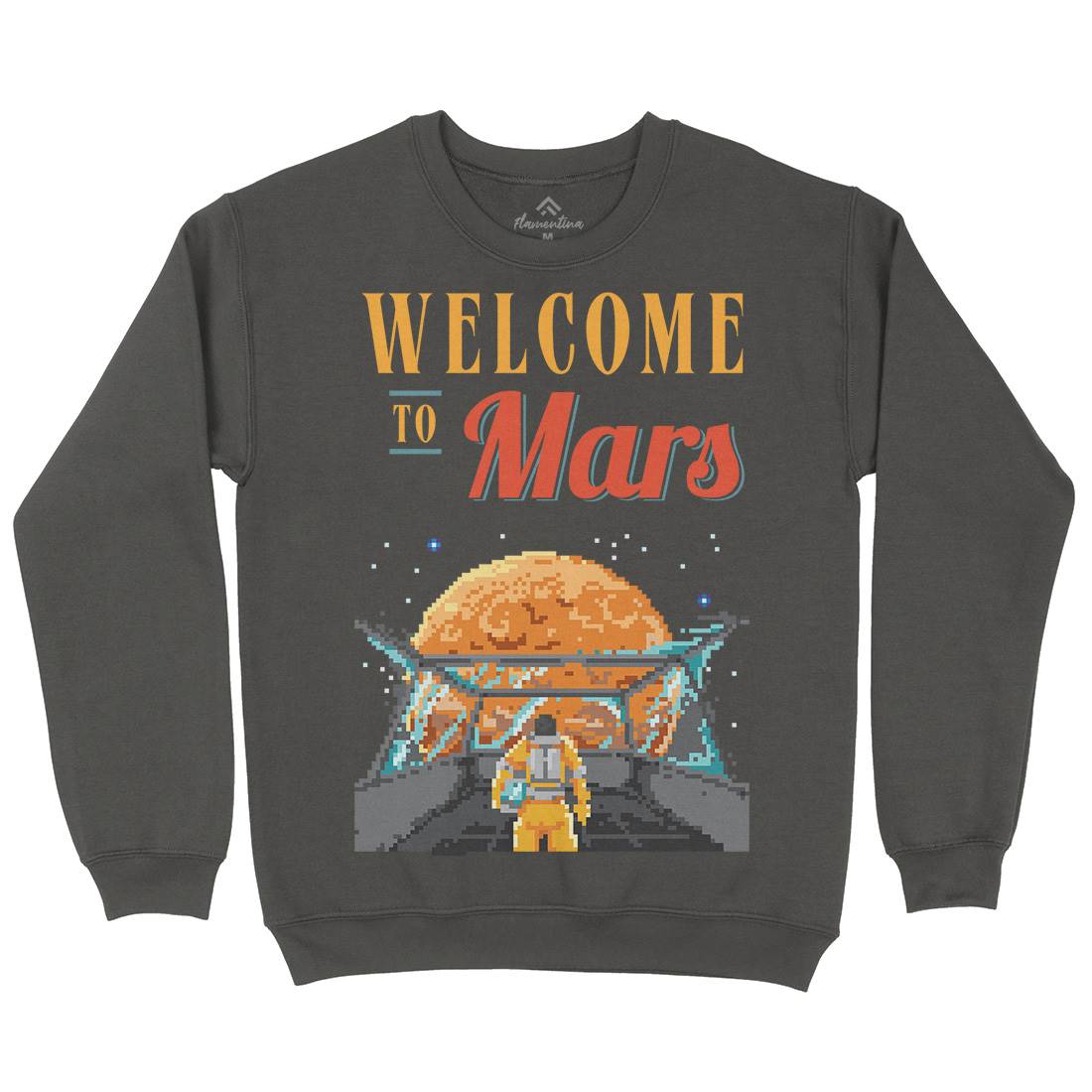Welcome To Mars Kids Crew Neck Sweatshirt Space B978