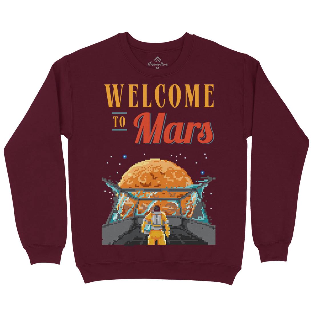 Welcome To Mars Kids Crew Neck Sweatshirt Space B978