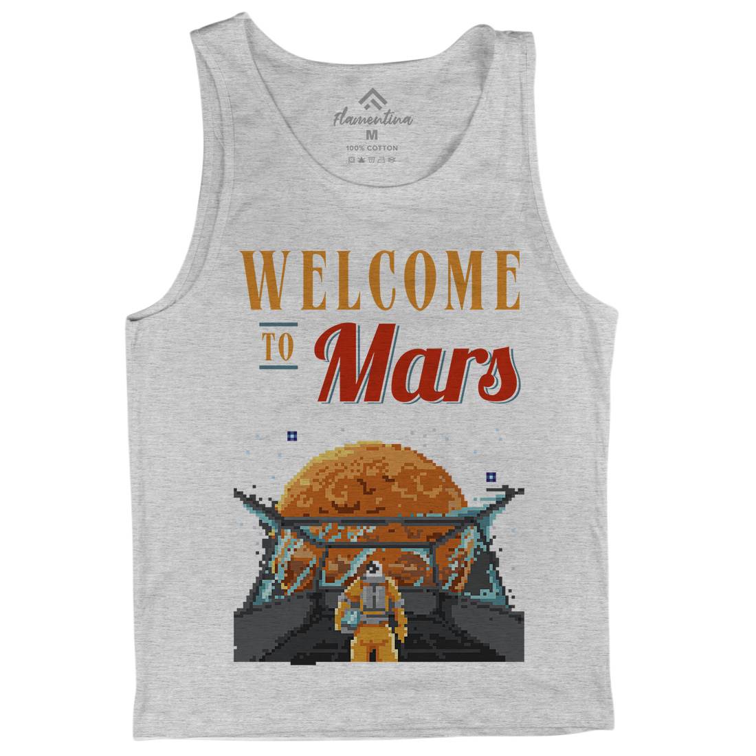 Welcome To Mars Mens Tank Top Vest Space B978