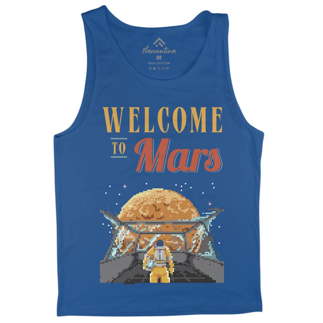 Welcome To Mars Mens Tank Top Vest Space B978