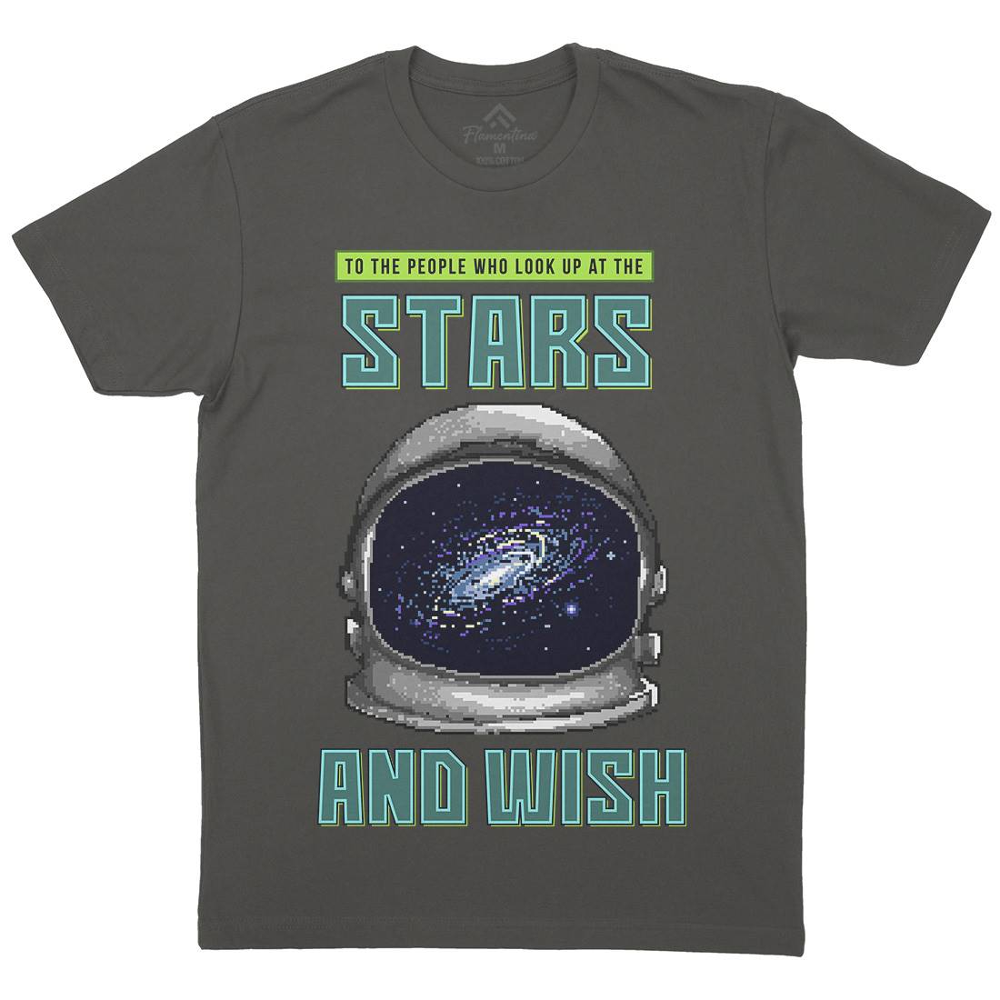 Wish Of The Stars Mens Crew Neck T-Shirt Space B979