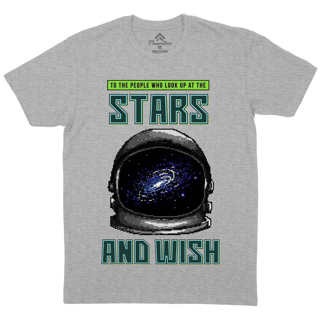 Wish Of The Stars Mens Crew Neck T-Shirt Space B979