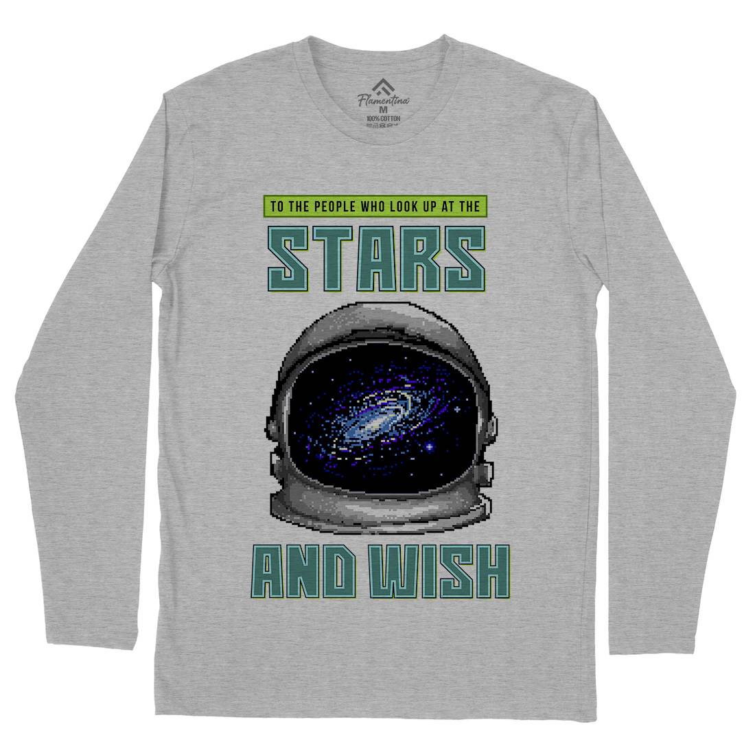 Wish Of The Stars Mens Long Sleeve T-Shirt Space B979