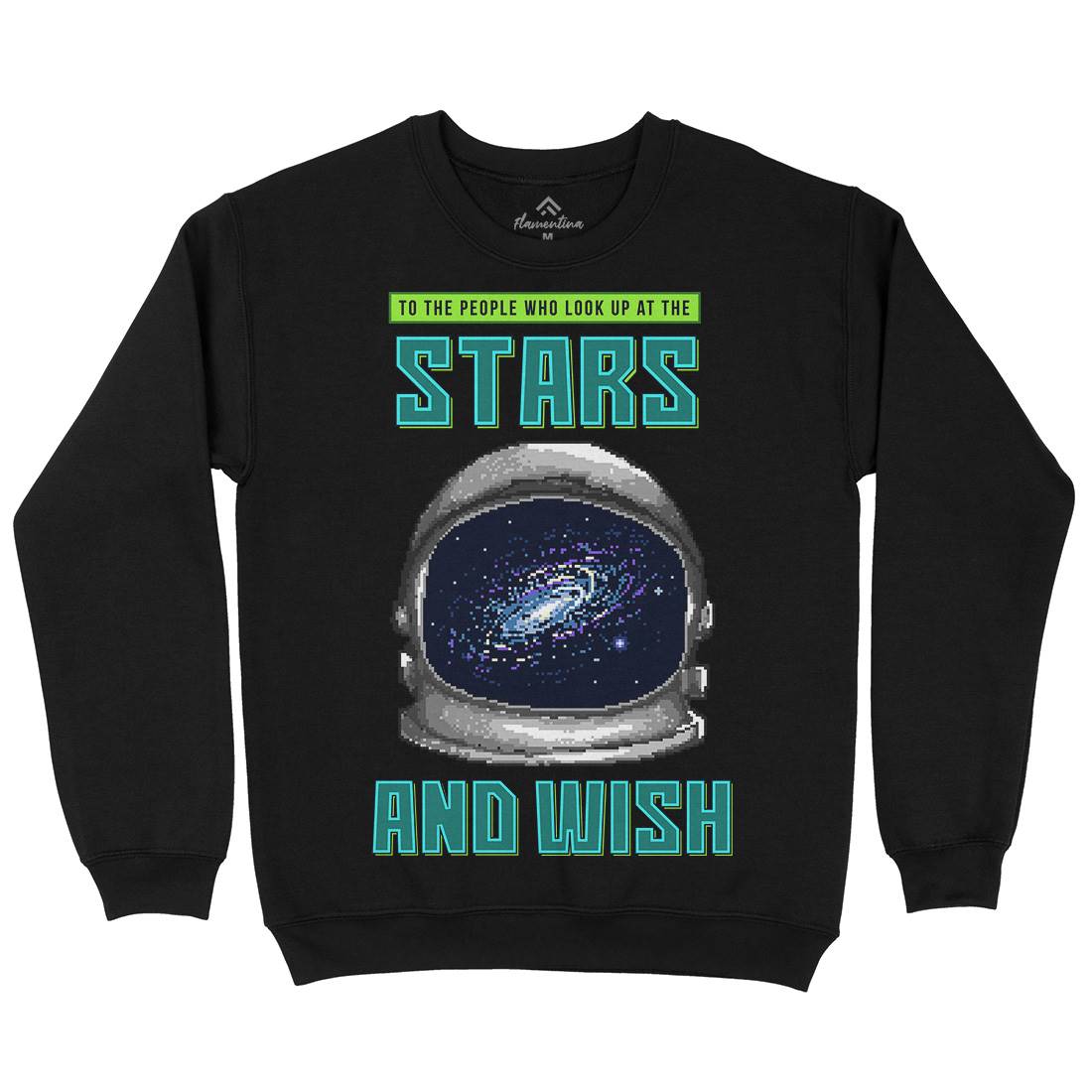 Wish Of The Stars Mens Crew Neck Sweatshirt Space B979