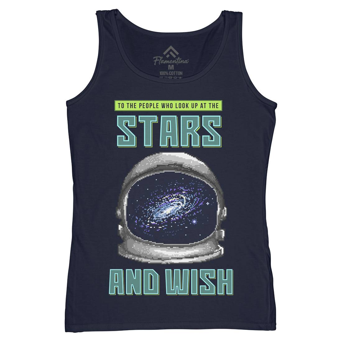 Wish Of The Stars Womens Organic Tank Top Vest Space B979