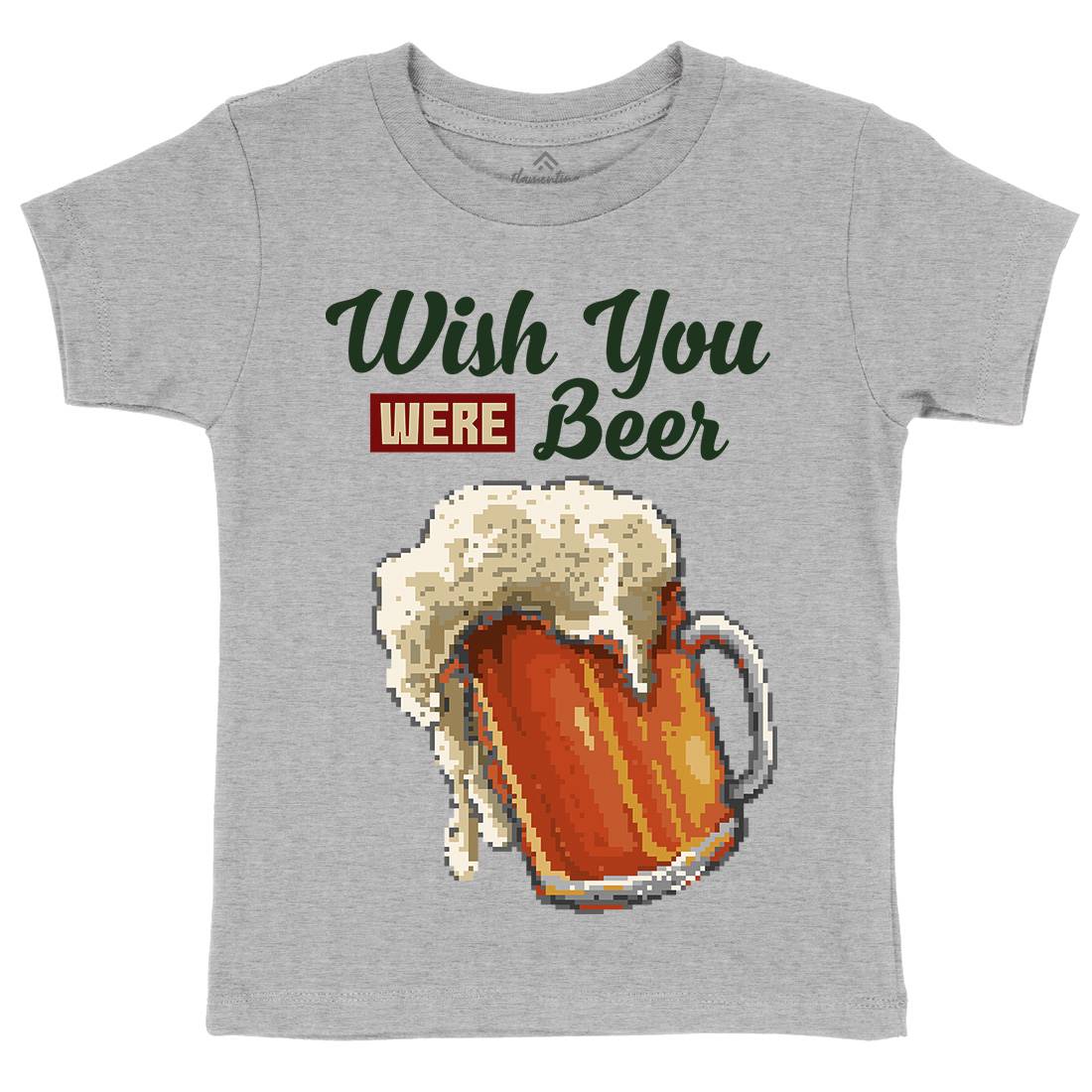 Wish Beer Kids Organic Crew Neck T-Shirt Drinks B980