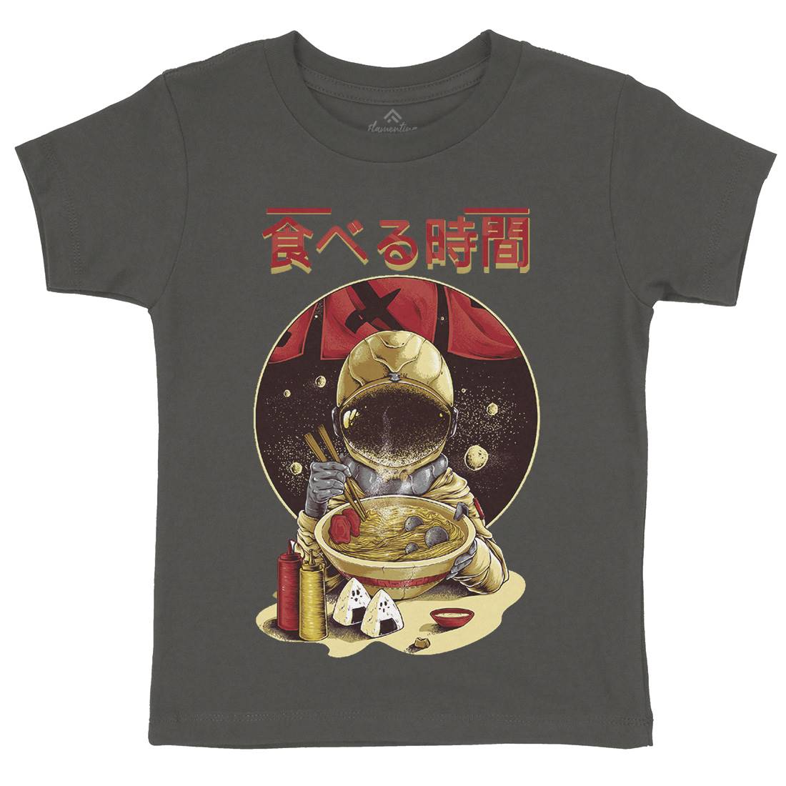 Astronaut Food Kids Crew Neck T-Shirt Space B985